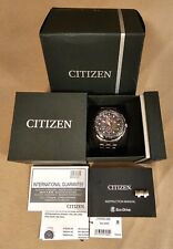 CITIZEN ECO-DRIVE PROMASTER JY8069-88E RADIO U680-S113997 TITANIUM Chronograph