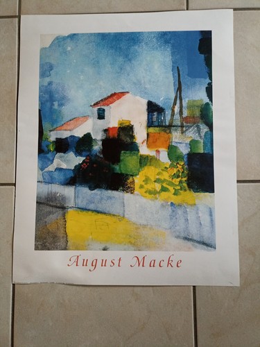 Druck von august macke - august, 50x40cm