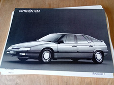Citroen XM Schautafeln Werbung