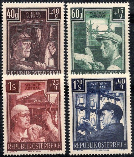 österreich 1951 960 - mi., 960-963