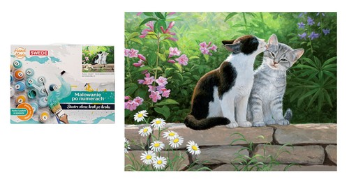 Malen nach zahlen - malen, katzen