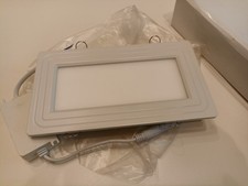 LED Panel Lichtpanel 12W Weiß 6000K Rechteckig 21 x 11,5 mit Trafo Unterputz UP
