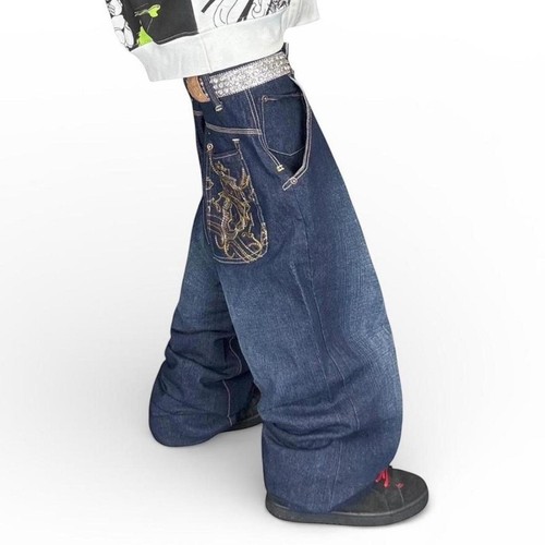 Y2k grunge wide leg - grunge, baggy