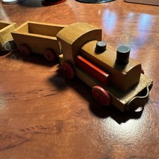 Holzeisenbahn Holzspielzeug um 1960 DDR Magnetisch