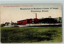 13425708 - 2900 Wittenberge Singer Fabrik Industrie AK Naehmaschine