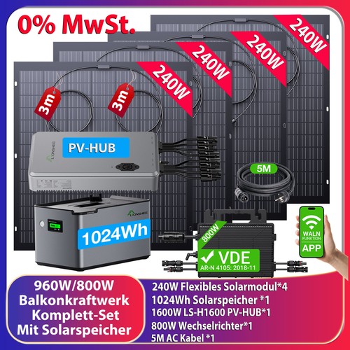 960w solaranlage - 960w,