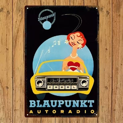 Blechschild blaupunkt - blechschild,