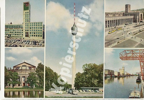 Stuttgart bahnhof - ak,