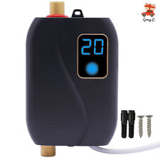 Mini Klein Durchlauferhitzer 3.5 KW elektronisch Tankless Water Heater Schwarz