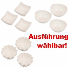 3ER SET TAPAS KERAMIK SCHALEN DIPSCHALEN SERVIERSCHALEN SCHÄLCHEN WEISS