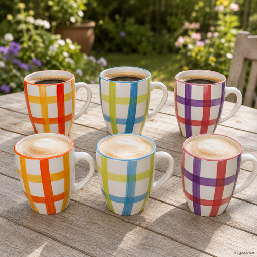 Picknick kaffeebecher 340ml - 6x,
