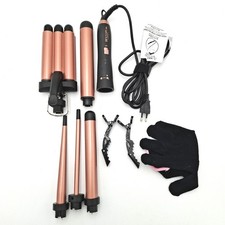 BESTOPE Lockenstab Haargeräte Welleneisen 5 in 1 vielseitig Styling Glamour