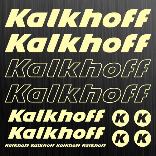 Kalkhoff old aufkleber sticker - kalkhoff,