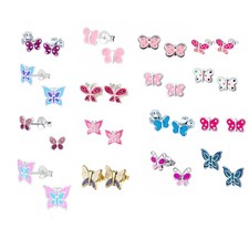 Kinder ohrringe schmetterling - ohrringe,