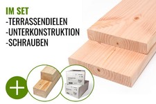 Terrassendielen Lärche glatt