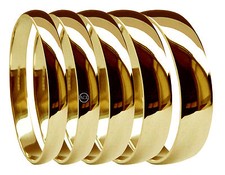 9ct Gelbgold Hochzeit Ringe