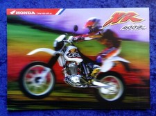 Honda XR 400R Prospekt 1997  4 Seiten