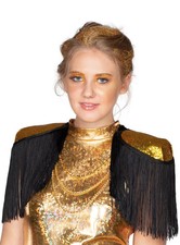 Goldene Schulterklappen mit