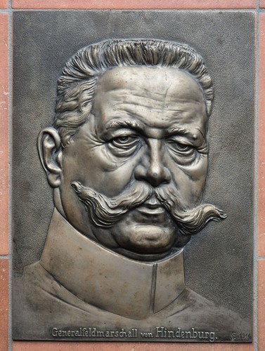 Relief paul von hindenburg - paul,