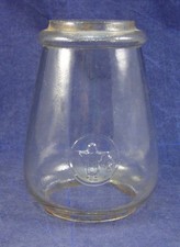 Glas Glaszylinder  ALBERT FRANK MÜNCHEN  BEIERFELD  Petroleumlampe um 1900 rar