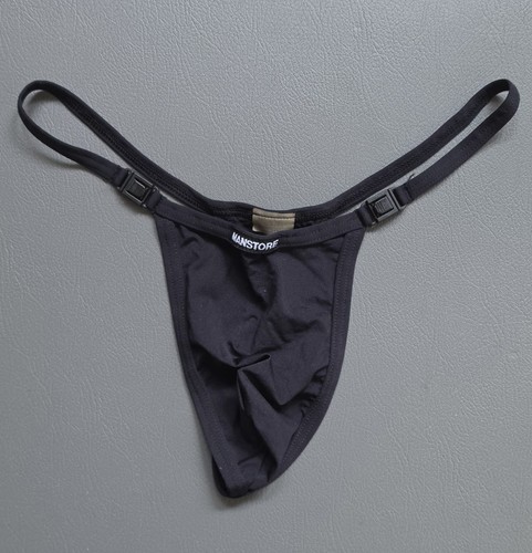 Manstore string schwarz gr - string,, schwarz,