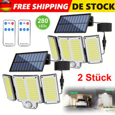 2 Stück 280 LED Solarleuchte