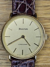 Bulova Longchamp – Vintage Damenuhr (ETA 2512-1, revidiert, Hirsch, Swiss Made)