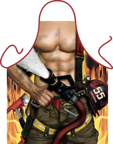 Grillschürze feuerwehr mann - grillschürze, feuerwehr-mann