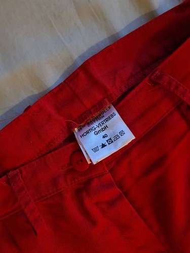 Damen einsatzhose rot - damen,