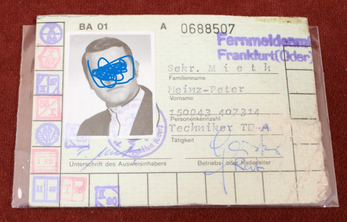Alter ddr arbeitsausweis - alter,