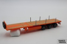 Herpa Teletrailer 3achs orange