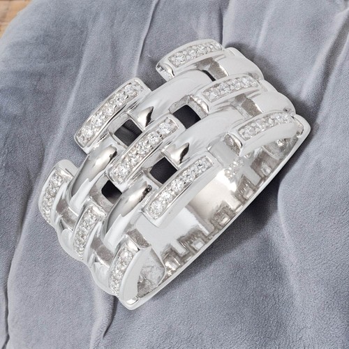 Damen ring breit 925 - ring,