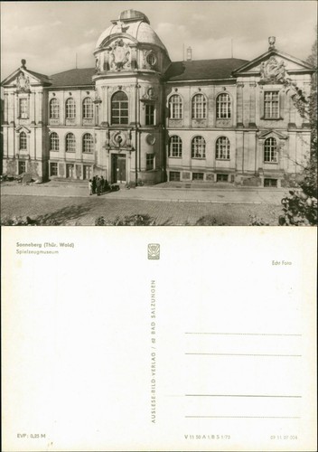 Ansichtskarte sonneberg - ansichtskarte,