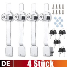 4x Glastürschloß Vitrinen