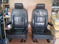 Sitze Leder Schwarz VW T5 T5.1 Multivan