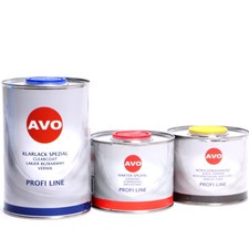 Klarlack Set 2K Spezial MS 2 Liter mit Härter und Verdünnung Autolack AVO A017