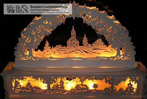 Schwibbogen vorlage kiehäd - 3d,
