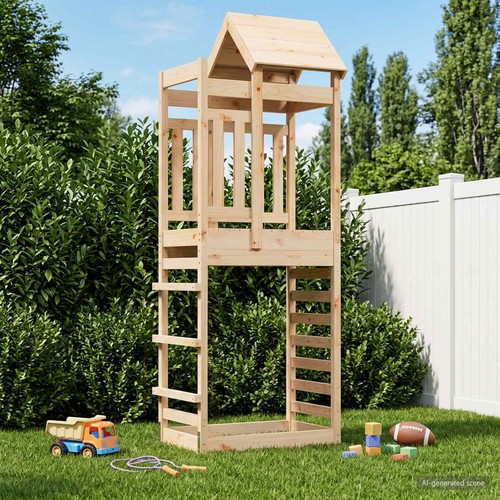 Spielturm braun outdoor - spielturm,
