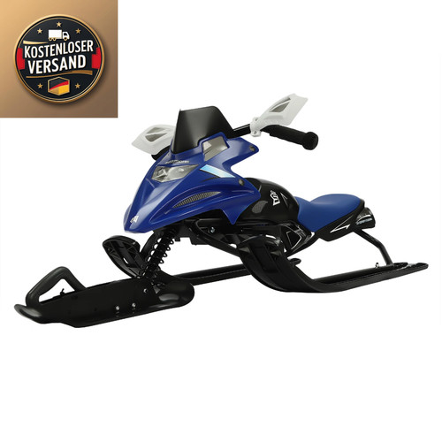 Lenkbarer schneeschlitten mit - lenkbarer,