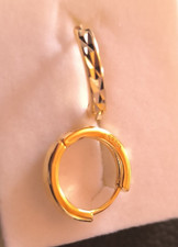 Creole Ohrring Gelbgold rund