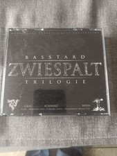 MC Basstard Zwiespalt Trilogie 4Cds. Grau Schwarz Weiss Transparent