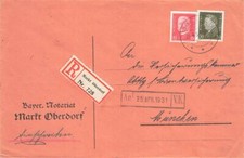 729635) DR R.-Blg. aus Markt Oberdorf - bay. Notariat Markt Oberdorf 