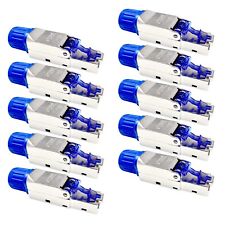 10x Cat8.1 Netzwerkstecker RJ45 Stecker Netzwerk Metall werkzeuglos cat8.1 LAN