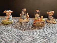 Deko Figuren *4xStück* *Igel und Schwein* sehr guter Zustand 