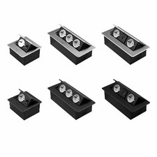 ONPIRA® Steckdose Einbausteckdose USB Tischsteckdose Boden Fußboden Steckdose