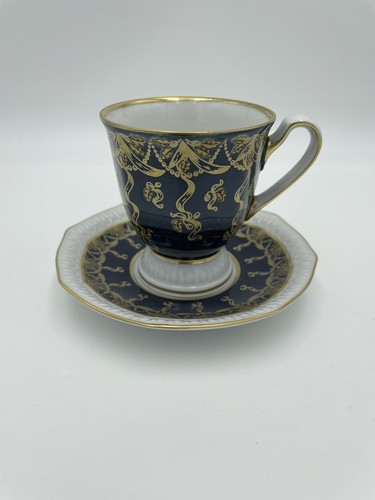 Echt weimar kobalt tasse - tasse, mit