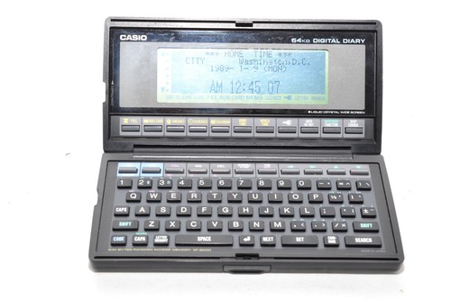 Casio 8000 digital diary - casio,