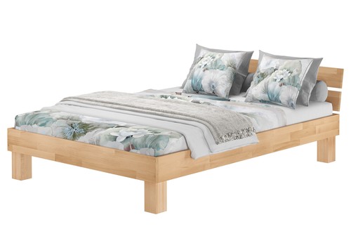 Ehebett buche natur 160x200 - buche,