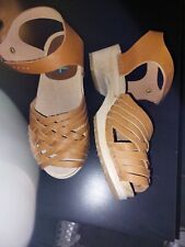 Original schwedische Holzclogssandalen Gr.37