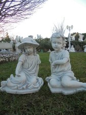 Gartenfiguren Set, Junge &